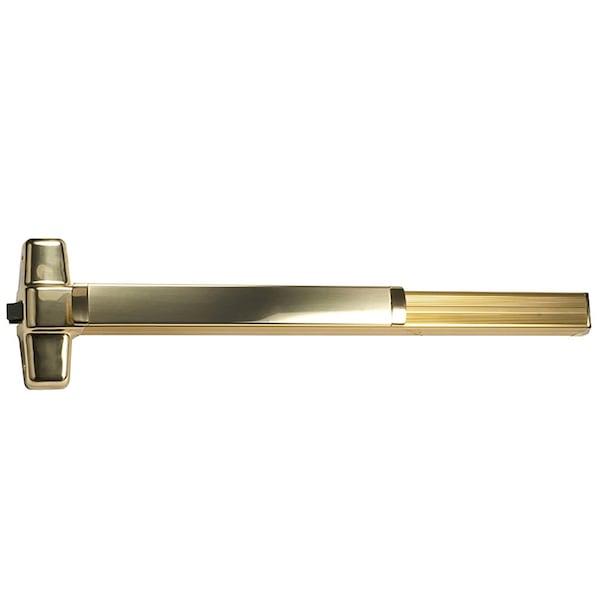 Grade 1 Rim Exit Bar, Wide Stile Pushpad, 36-in Device, Exit Only, Less Trim, Electric Latch Retract